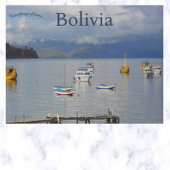 Boten in Bolivia Briefkaart