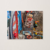 Boten in Cinque Terre Italië Legpuzzel (Horizontaal)