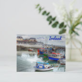 Boten in Cobh Cork Nederland Briefkaart (Staand voorkant)