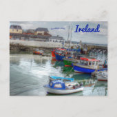 Boten in Cobh Cork Nederland Briefkaart (Voorkant)