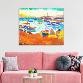 Boten in Collioure | Andre Derain | Canvas Afdruk