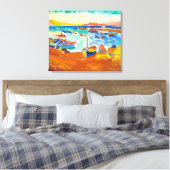 Boten in Collioure | Andre Derain | Canvas Afdruk (Insitu (Slaapkamer))