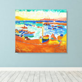 Boten in Collioure | Andre Derain | Canvas Afdruk (Insitu (Houten vloer))