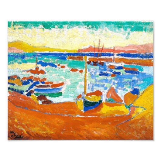 Boten in Collioure | Andre Derain | Foto Afdruk (Voorkant)