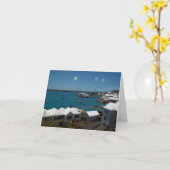Boten in de Bermudas Kaart (Gele Bloem)