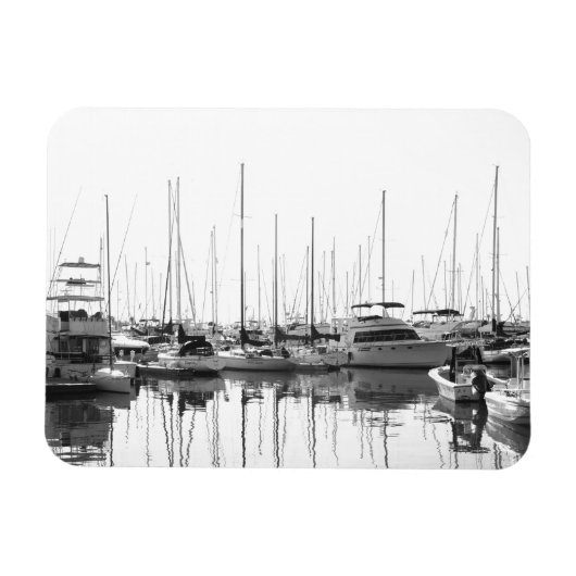 Boten in de haven magneet (Horizontaal)