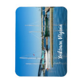 Boten in de York River door Yorktown Magneet (Verticaal)