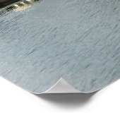 Boten in een haven poster (Hoek)