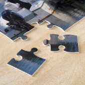 Boten in een Kaap Cod Harbour Legpuzzel (Zijkant)