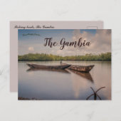 Boten in Gambia Briefkaart (Voorkant / Achterkant)