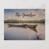Boten in Gambia Briefkaart (Voorkant)
