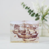 Boten in Goa Briefkaart (Staand voorkant)