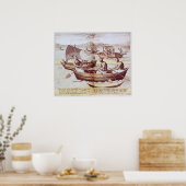 Boten in Goa Poster (Keuken)