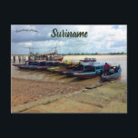 Boten in het Surinaamse Briefkaart<br><div class="desc">Dit briefkaart is uitgerust met boten in Suriname. Geniet van je nieuwe Boats in Suriname Briefkaart!</div>