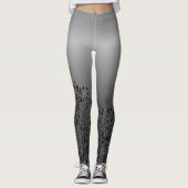 Boten in houtskool leggings (Voorkant)