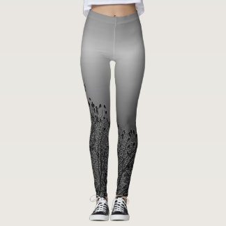 Boten in houtskool leggings