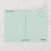 Boten in Hunan China Briefkaart (Achterkant)