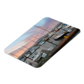 Boten in jachthaven magneet (Linkerzijde)