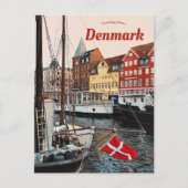 Boten in Kopenhagen Briefkaart Denemarken (Voorkant)