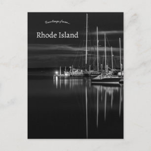 Boten in North Kingstown Rhode Island Briefkaart