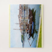 Boten in Porto, Portugal Legpuzzel (Verticaal)