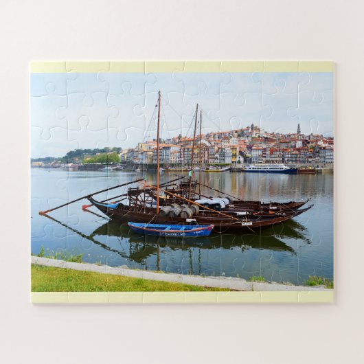 Boten in Porto, Portugal Legpuzzel (Horizontaal)