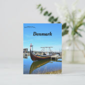 Boten in Roskilde Denemarken Briefkaart (Staand voorkant)