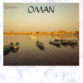 Boten in Salalah Oman Briefkaart