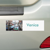 Boten in Venetië Bumpersticker (Op auto)