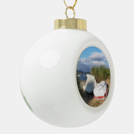 BOTEN KERAMISCHE BAL ORNAMENT (Links)
