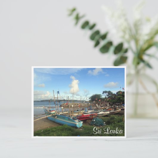 boten met de voorzijde briefkaart (Staand voorkant)