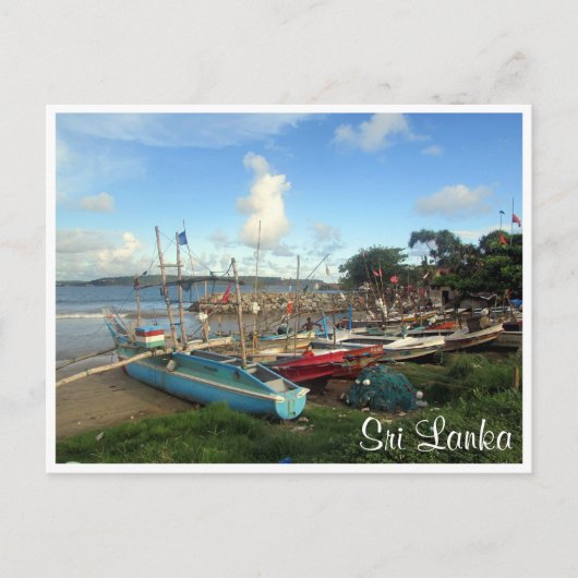 boten met de voorzijde briefkaart (Voorkant)