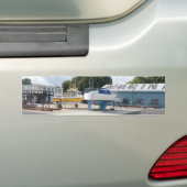 Boten Op De Harde Ondergrond Bumpersticker (Op auto)