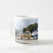 Boten Op De Harde Ondergrond Koffiemok (Voorkant links)