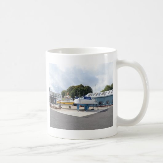 Boten Op De Harde Ondergrond Koffiemok (Rechts)
