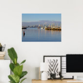 Boten op de haven poster (Thuiskantoor)