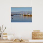 Boten op de haven poster (Keuken)