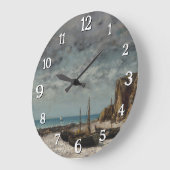Boten op een strand, Étretat - Gustave Courbet Grote Klok (Hoek)