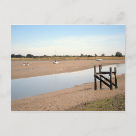 Boten op het wad briefkaart