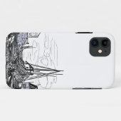 boten op het water Case-Mate iPhone case (Achterkant (horizontaal))