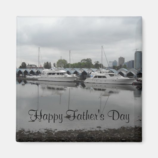 Boten op het water magneet (Voorkant)