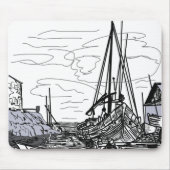 boten op het water muismat (Voorkant)