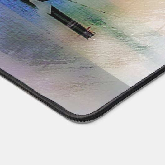 boten op zonsondergang bureaumat (Hoek)