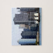 Boten - Schooner Against the Manhattan Skyline Legpuzzel (Verticaal)