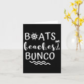 Boten Stranden Bunco Cruise Reizen Meisjes Game Tr Kaart (Gele Bloem)