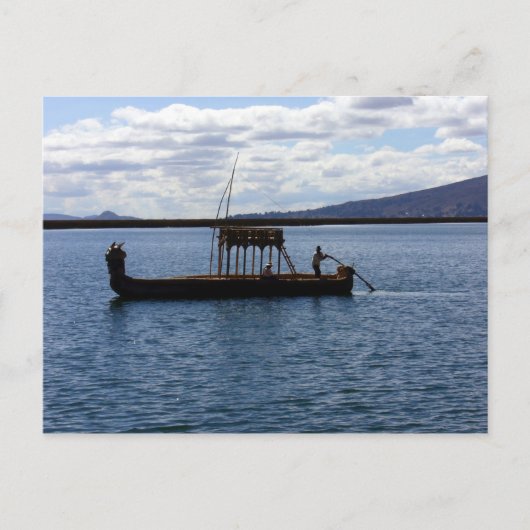 boten titicaca briefkaart (Voorkant)