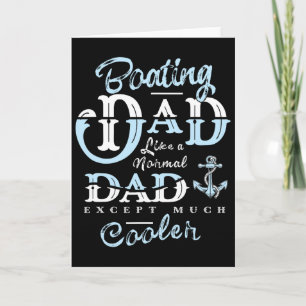 Boten Vader Cadeaus Voor Pappie Vaderdag Boot Mann Kaart