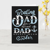 Boten Vader Cadeaus Voor Pappie Vaderdag Boot Mann Kaart (Gele Bloem)