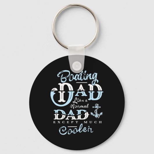 Boten Vader Cadeaus Voor Pappie Vaderdag Boot Mann Sleutelhanger (Voorkant)