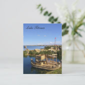 Boten van de titicaca briefkaart (Staand voorkant)